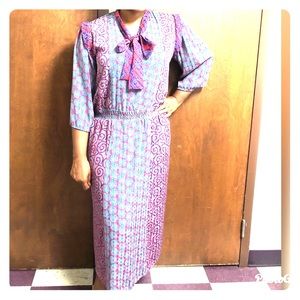 Vintage multicolored Dress